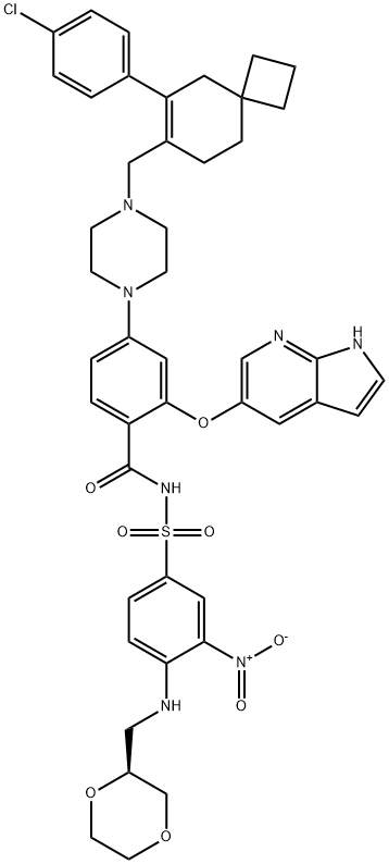Bcl-2/Bcl-xl inhibitor 1 结构式