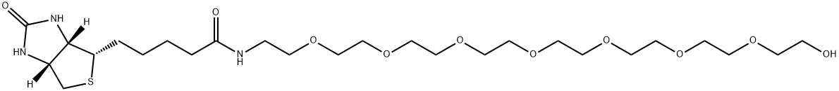 BIOTIN-八聚乙二醇, 2182601-20-1, 结构式