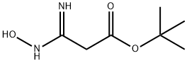 Propanoic acid, 3-(hydroxyamino)-3-imino-, 1,1-dimethylethyl ester Struktur