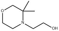 4-Morpholineethanol, 3,3-dimethyl- Structure