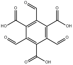 1,3,5-Benzenetricarboxylic acid, 2,4,6-triformyl- Structure
