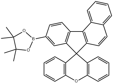 Spiro[7H-benzo[c]fluorene-7,9′-[9H]xanthene]-9-(4,4,5,5-tetramethyl-1,3,2-dioxaborolan-2-yl) Structure