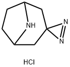 8-氮杂螺[双环[3.2.1]辛烷-3,3 '-二氮杂吖嗪]盐酸盐 结构式