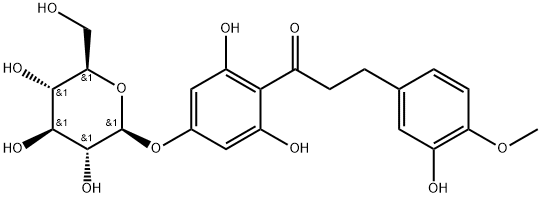 Hesperitin dihydrochalcone glucoside Struktur