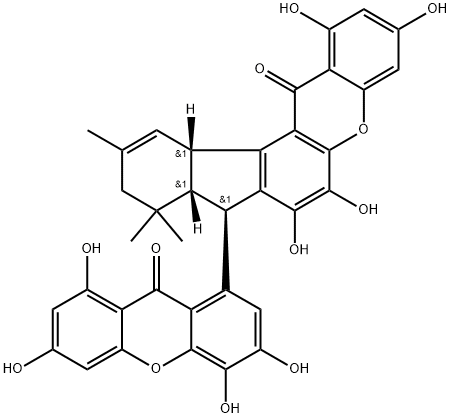 Griffipavixanthone Structure