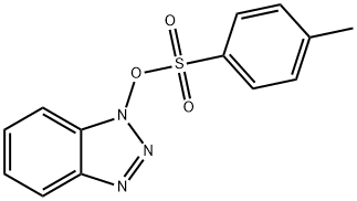 Benzenesulfonic acid, 4-methyl-, 1H-benzotriazol-1-yl ester Structure