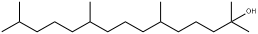 2-Pentadecanol, 2,6,10,14-tetramethyl- Structure