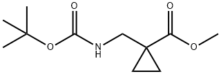 Cyclopropanecarboxylic acid, 1-[[[(1,1-dimethylethoxy)carbonyl]amino]methyl]-, methyl ester