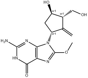 8-甲氧基恩替卡韦, 2203740-23-0, 结构式
