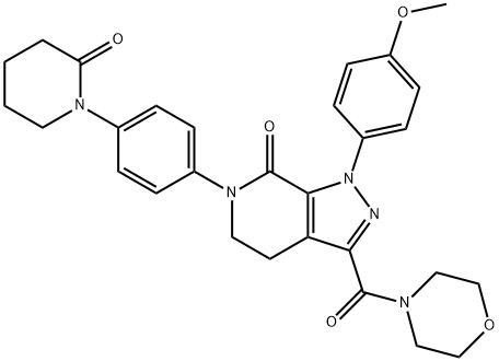 Apixaban Impurity 17,2204368-51-2,结构式
