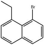 Naphthalene, 1-bromo-8-ethyl- Struktur