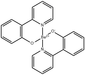 bis[2-(2-Pyridinyl)phenolato]berylliuM Structure