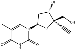 4'-Ethynylthymidine Struktur
