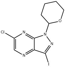 2215028-64-9 6-Chloro-3-Iodo-1-Tetrahydropyran-2-Yl-Pyrazolo[3,4-B]Pyrazine