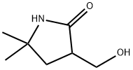 2-Pyrrolidinone, 3-(hydroxymethyl)-5,5-dimethyl- Structure