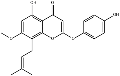 7-O-Methylepimedonin G Structure