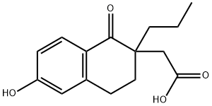 2-(6-Hydroxy-1-oxo-2-propyl-1,2,3,4-tetrahydronaphthalen-2-yl)acetic acid