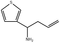 1-(噻吩-3-基)丁-3-烯-1-胺 结构式