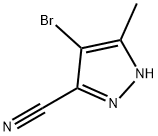 4-Bromo-5-methyl-1H-pyrazole-3-carbonitrile Structure