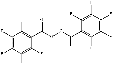 Peroxide, bis(2,3,4,5,6-pentafluorobenzoyl) Struktur