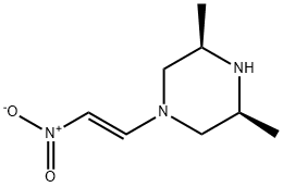 (3R,5S)-3,5-dimethyl-1-[(E)-2-nitroethenyl]piperazine 结构式