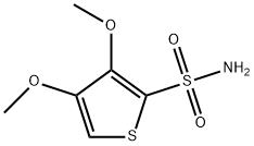 3,4-dimethoxythiophene-2-sulfonamide 结构式