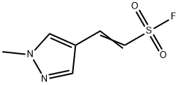 (E)-2-(1-METHYL-1H-PYRAZOL-4-YL)ETHENE-1-SULFONYL FLUORIDE, 2225181-75-7, 结构式