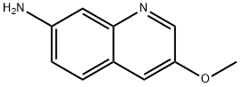 7-Quinolinamine, 3-methoxy- Structure