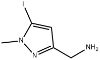 1-(5-iodo-1-methyl-1H-pyrazol-3-yl)methanamine Structure