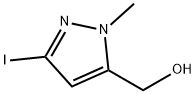 (3-iodo-1-methyl-1H-pyrazol-5-yl)methanol Structure