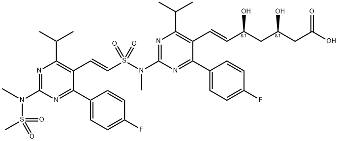 Rosuvastatin Impurity 90 Structure