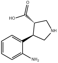 2227807-02-3 3-Pyrrolidinecarboxylic acid, 4-(2-aminophenyl)-, (3S,4R)-