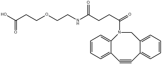 DBCO-PEG1-acid 结构式