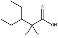 3-Ethyl-2,2-difluoro-pentanoic acid, 2229213-78-7, 结构式