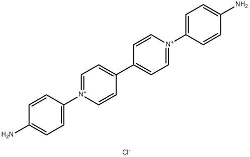 1,1′-bis(4-aminophenyl)-[4,4′-bipyridine]-1,1′-diium chloride Structure