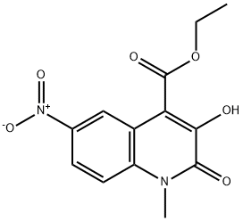 3-羟基-1-甲基-6-硝基-2-氧代-1,2-二氢喹啉-4-羧酸乙酯, 2230408-07-6, 结构式