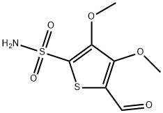 5-formyl-3,4-dimethoxythiophene-2-sulfonamide 结构式