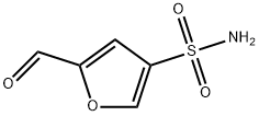 5-甲酰基呋喃-3-磺酰胺 结构式