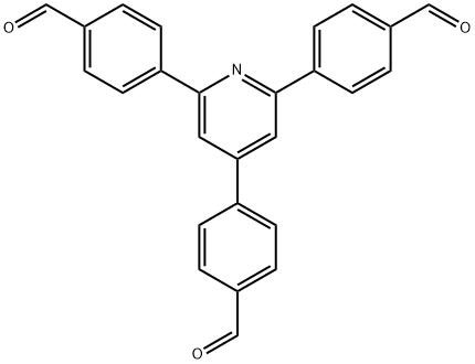 4,4',4''-(pyridine-2,4,6-triyl)tribenzaldehyde,2230887-26-8,结构式