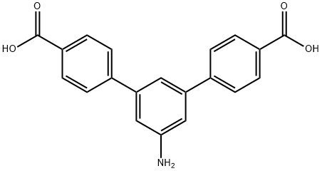 1,1':3',1''-Terphenyl]-4,4''-dicarboxylic acid, 5'-amino- Structure