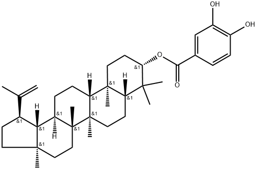 3,4-二羟基苯甲酰卢贝醇,2231323-99-0,结构式
