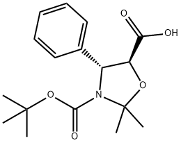 223134-87-0 (4R,5S)-1-N-(tert-butoxycarbonyl)-2,2-dimethyl-4-phenyl-5-oxazolidinecarboxylic acid