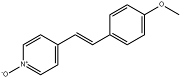 4-[(E)-2-(4-Methoxyphenyl)ethenyl]pyridin-1-ium-1-olate Struktur