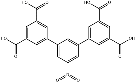 5'-nitro-[1,1':3',1''-terphenyl]-3,3'',5,5''-tetracarboxylic acid Structure