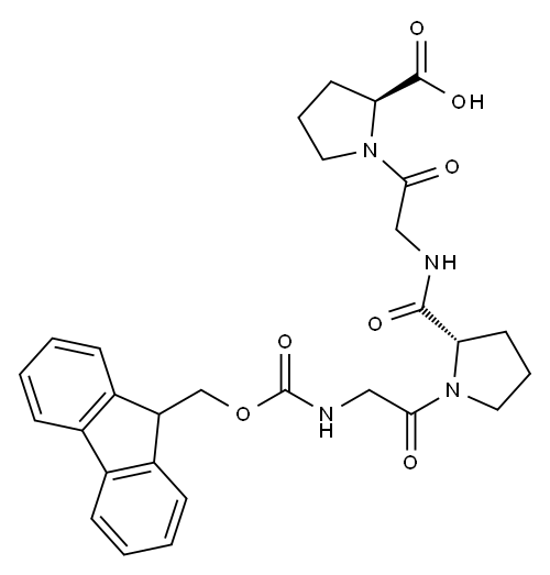Fmoc-Gly-Pro-Gly-Pro-OH,223567-03-1,结构式