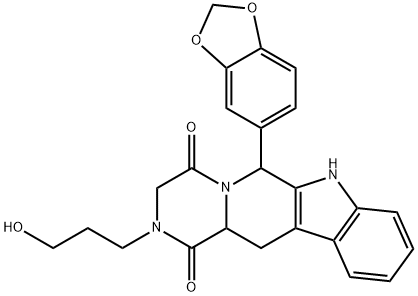 3-羟丙基去甲基他达拉非,2237219-65-5,结构式