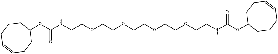 反式环辛烯-四聚乙二醇-反式环辛烯,2243569-23-3,结构式