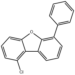 Dibenzofuran, 1-chloro-6-phenyl- Structure