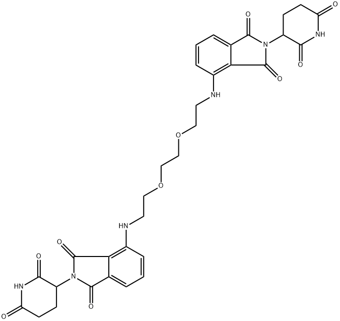 Homo-PROTAC cereblon degrader 1,2244520-98-5,结构式