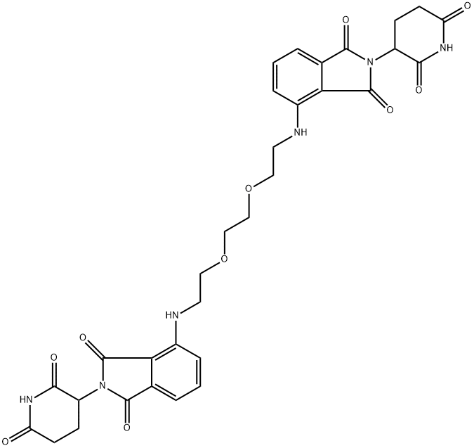 Homo-PROTAC cereblon degrader 1 Structure